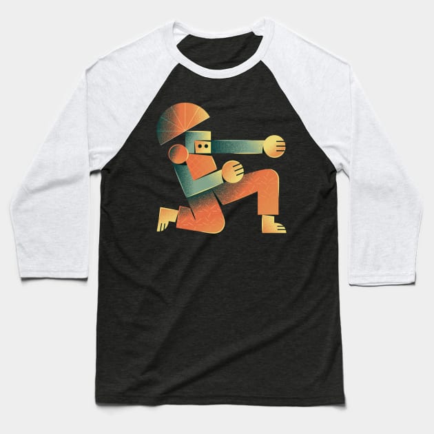 Medieval fighter dancer Baseball T-Shirt by Léo Alexandre